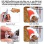 Pet Nail Clipper with Rechargeable LED Light -Great for Cats & Dogs, Built-in Nail File/Razor Sharp Blades/Sturdy Non Slip Handles