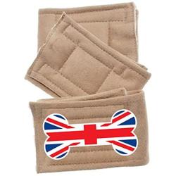 Pet Flys British Bone Flag Peter Pads (3 Pack), X-Small