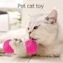 Pet Toys YJ 3 PCS Kitten Teaser Playing Chew Scratch Catch Sisal Ball Pet Dumbbell Interactive Training Toys(Orange) in New 2020