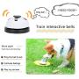 mihealpet 2 Pack Pet Call Bell Dog Toys IQ Training Dog Cat Meal Feeding Ringer Educational Toy Puppy Pets Toys Interactive Bell Eating Ball-Shape with 1 Doorbell