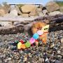 ZippyPaws - Caterpillar with 6-Squeakers - No Stuffing, Plush Dog Toy