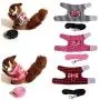 POPETPOP Small Animals Harness Vest and Leash Set, Adjustable Outdoor Walking Chest Strap Harness with Cute Bowknot for Rabbit, Guinea Pig Hamster POPETPOP Small Animals Harness Vest and Leash Set, Adjustable Outdoor Walking Chest Strap Harness with Cute Bowknot for Rabbit, Guinea Pig Hamster
