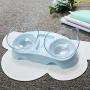 Love Dream Silicone Pet Feeding Food Mat Dog Cat Placemat Mat with Raised Edge, Anti-Slip Waterproof Pet Bowl Mats Pet Food Tray