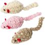 SPOT Ethical Pets 52079 Chenille Chaser Mouse Pet Feather Toys