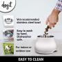 Dogit Elevated Dog Bowl, Stainless Steel Dog Food and Water Bowl for Dogs