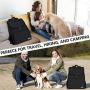 BAGLHER 丨Dog Travel Bag,Airline Approved Pet Supplies Backpack,Dog Travel Backpack with 2 Silicone Collapsible Bowls and 2 Food Baskets.