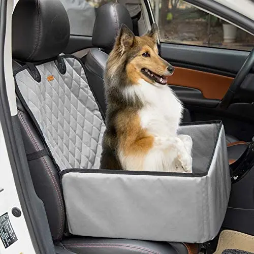 Felicificer Dog Car Seat - 2 in 1 Car Seat Cover for Pets with Waterproof & Nonslip, Removable Cover & Cushion, Perfect for Cars, Trucks and SUVs Felicificer Dog Car Seat - 2 in 1 Car Seat Cover for Pets with Waterproof & Nonslip, Removable Cover & Cushion, Perfect for Cars, Trucks and SUVs