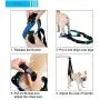Doglemi Dog Lift Harness Portable Lifting Sling Support Strap Help Dogs with Weak Rear Legs Back for Small Large Dogs Surgery Recovery Walking Pain Relief S
