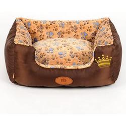 PLS Birdsong SweetSpot Bolster Dog Bed with Pillow, Extra Plush, Completely Removable Cover with Zipper