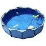 Petsfit 41''X12'' Foldable and Portable Pet Non-Inflatable Swimming Pool/Ball Pit/Bathing Pool for Baby or Puppy Sky Blue