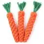LKXHarleya Carrot Puppy Chew Toys Teething Small Dog Braided Braided Pet Toys for Aggressive Chewers,Long 22cm LKXHarleya Carrot Puppy Chew Toys Teething Small Dog Braided Braided Pet Toys for Aggressive Chewers,Long 22cm