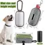 6 Pieces Dog Waste Bag Holder Set, Dog Waste Bags Holder Dispenser Leash Poop Waste Bag Holder Dog Leash Attachment Dispenser with 3 Rolls of Dog Poop Waste Bags Fits for Most Dogs Leash, 3 Styles