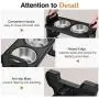 Pawaboo Elevated Dog Bowls, Adjustable to 4 Heights Stainless Steel Dog Dish Bowls, Removable Raised Stand No Spill Pet Food Water Feeding Bowls for Small Medium Dogs Cats, Home & Outdoor Use Pawaboo Elevated Dog Bowls, Adjustable to 4 Heights Stainless Steel Dog Dish Bowls, Removable Raised Stand No Spill Pet Food Water Feeding Bowls for Small Medium Dogs Cats, Home & Outdoor Use