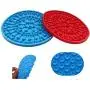 Dog Lick Pad 2pcs New Version Dog Licking Pads for Bathing with Powerful Suction Cup Dog Peanut Butter Lick Mat Used for Pet Bathing Grooming and Dog Training with Groom Brush by Free Dog Lick Pad 2pcs New Version Dog Licking Pads for Bathing with Powerful Suction Cup Dog Peanut Butter Lick Mat Used for Pet Bathing Grooming and Dog Training with Groom Brush by Free