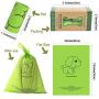 Dog Poop Bags 100% Compostable 120 Counts ,Vegetable-Based ,Biodegradable Dog Poop Bags Made with Corn Starch,15 Doggy Bags Per Roll Dog Waste Bags,Extra Thick Leak-Proof 9 x 13 Inches