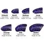 Purrdy Paws 100-Pack Soft Nail Caps for Dog Claws Violet Glitter