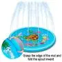 Splash Sprinkler Pad for Dogs Kids, 44 Inch Foldable Dog Bath Pool Thickened Durable Bathing Tub, Pet Girls Boys Wading Swimming Pool Summer Outdoor Games Water Play Mat Splash Sprinkler Pad for Dogs Kids, 44 Inch Foldable Dog Bath Pool Thickened Durable Bathing Tub, Pet Girls Boys Wading Swimming Pool Summer Outdoor Games Water Play Mat