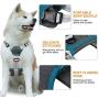 Dog Harness No Pull with Handle Reflective Oxford Material, Adjustable Easy Walk Outdoor Padded Dog Vest Harness Easy Control for Medium Large Dogs Unique Design Harnesses for Training Walking Hiking