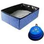 Pet Fit For Life Collapsible Portable Litter Box and Bonus Pet Fit For Life Collapsible Water Bowl