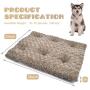SIWA MARY Dog Bed Crate Pad Mat 30/36/42 in Anti Slip Washable Mattress Pets Kennel Pad for Large Medium Small Dogs Sleeping
