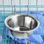 MLCINI Stainless Steel Hanging Pet Bowl, Removable Dish Feeder for Rabbit Bird Cat Dog Food Water Bowl with Hanger,(M size) MLCINI Stainless Steel Hanging Pet Bowl, Removable Dish Feeder for Rabbit Bird Cat Dog Food Water Bowl with Hanger,(M size)