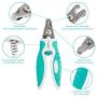 BWTY Dog Nail Clippers and Trimmers Set with Safety Guard to Avoid Over Cutting，Professional Grooming Tool for Dog and cat, Razor Sharp Blade-Free Nail File.