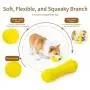 EETOYS Dog Squeaky Toys for Small Medium Large Dogs Durable Dog Chew Toys Designed for Puppy Teething Made W/TPE Rubber for Moderate Chewers EETOYS Dog Squeaky Toys for Small Medium Large Dogs Durable Dog Chew Toys Designed for Puppy Teething Made W/TPE Rubber for Moderate Chewers