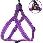 CollarDirect Reflective Dog Harness Step in Small Medium Large for Outdoor Walking, Comfort Adjustable Harnesses for Dogs Puppy Pink Black Red Purple Mint Green Orange Blue