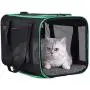 Soft Pet Carriers for Medium and Large Cats, 2 Kitties and Small Dogs w/Comfy Washable Bed, Top Entrance and Adjustable Shoulder Strap. Auto-Safe, Escape Proof, Easy to get Cats in, Easy Storage Soft Pet Carriers for Medium and Large Cats, 2 Kitties and Small Dogs w/Comfy Washable Bed, Top Entrance and Adjustable Shoulder Strap. Auto-Safe, Escape Proof, Easy to get Cats in, Easy Storage