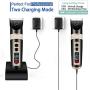 INKEIP Dog Shaver Clippers Professional 3-Speed Cordless Pet Hair Grooming Clippers Kit Low Noise/Quiet Heavy Duty Rechargeable Electric Animal Trimmer Set for Small and Large Dogs Cats,Thick Coats