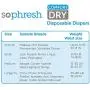 So Phresh Comfort Dry Disposable Dog Diapers, Count of 12, Large/X-Large, Off-White