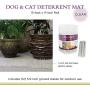 MiMu Dog & Cat Deterrent Mat Outdoor & Indoor Cat Scat Spike Mat Cat Repellent Spikes - Continuous Roll in Clear