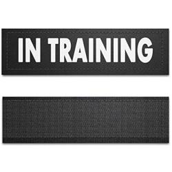 voopet Dog Vest Patches for Dog Harness, Removable Patches - Service Dog, Emotional Support, in Training, Therapy Dog, DO NOT PET(2 pcs)