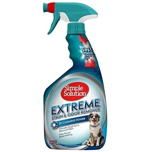 Simple Solution Extreme Stain and Odor Remover, 32-Ounce Spray Bottle