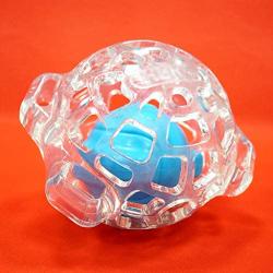 Pet Dog Toy Ball Sound Foraging Toy Ball Soft and Flexible Floatable/9.1x7.5cm