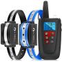 Paipaitek Shock Collars for Dogs with Remote, 3300Ft Range Electric Dog Collar for Large Medium Small Dogs, Waterproof Dog Training Collar w/3 Modes Beep, Vibration and Shock (1-100 Levels)