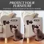 VST Cat Furniture Protector,Cat Anti Scratch Tape Clear Double Sided Tape for Cats Scratching,Couch Protector from Cats,Cat Scratch Deterrent Training Tape Sheets,XL Large 17'' x 12'' 10 PCS No Pins VST Cat Furniture Protector,Cat Anti Scratch Tape Clear Double Sided Tape for Cats Scratching,Couch Protector from Cats,Cat Scratch Deterrent Training Tape Sheets,XL Large 17'' x 12'' 10 PCS No Pins