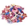 Gigamax(TM) 10pcs/lot Ribbon Pet Dog Hair Bow Small Puppy Rubber Band Hairpin Grooming Accessories