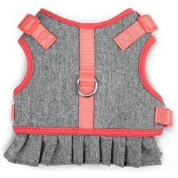 MARTHA STEWART Tweed Adjustable Fit Comfort Dress Harness for Dogs