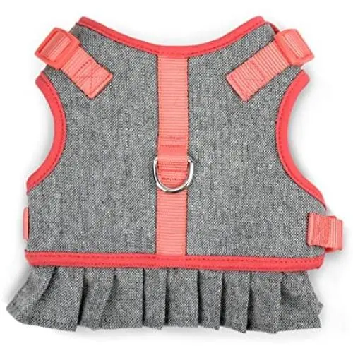 MARTHA STEWART Tweed Adjustable Fit Comfort Dress Harness for Dogs MARTHA STEWART Tweed Adjustable Fit Comfort Dress Harness for Dogs