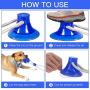 DGGHOMY Suction Cup Dog Toy, Pet Molar Bite Toy, Dog Tug Toy Chew Dog Rope Toy, Help Clean Teeth Multifunctional Interactive Rope Dog Toy