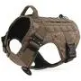 Working Dog MOLLE Vest with Handle Military No Pull Adjustable Service Vest for Large Medium Dogs with 2 Metal Buckles, No Pulling Front Leash Clip, Hook & Loop for Dog Patch Working Dog MOLLE Vest with Handle Military No Pull Adjustable Service Vest for Large Medium Dogs with 2 Metal Buckles, No Pulling Front Leash Clip, Hook & Loop for Dog Patch