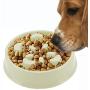 Meric Slow Dog Feed Bowl, Pastel Green Color, Promotes Interactive, Slow Eating, Non-Slip Design, Controls Hunger, 1-Piece