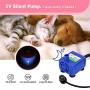 PET ARTIST Pet Water Fountain - 2L(68 oz) Quiet Automatic Electric Flower Fountain for Cats Dog and Small Animals