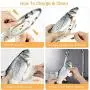 PJLJY 10'' Electric Moving Cat Kicker Fish Toy, Realistic Plush Simulation Electric Wagging Fish Cat Toy Catnip Kicker Toys, Funny Interactive Pets Chew Bite Supplies for Cat PJLJY 10'' Electric Moving Cat Kicker Fish Toy, Realistic Plush Simulation Electric Wagging Fish Cat Toy Catnip Kicker Toys, Funny Interactive Pets Chew Bite Supplies for Cat