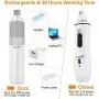 Intsun Pet Nail Grinder for Dogs Stepless Speed Electric Dog Nail Grinder 40DB Ultra Quiet with 3 Ports Rechargeable Nail Trimmer Painless Paws Grooming Smoothing Claw Care for Medium Small Dogs, Cats