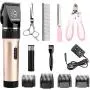 Sminiker Professional Low Noise Rechargeable Cordless Cat and Dog Clippers - Professional Pet Clippers Grooming Kit,Animal Clippers Pet Grooming Kit Sminiker Professional Low Noise Rechargeable Cordless Cat and Dog Clippers - Professional Pet Clippers Grooming Kit,Animal Clippers Pet Grooming Kit