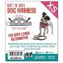 Weebo Pets SoftnSafe Adjustable Dog Harness (Pink, XS)
