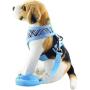 Bolbove Pet Adjustable Classic Plaid Mesh Harness and Leash Set for Cats & Dogs