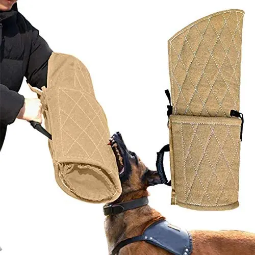 Morezi Dog Bite Sleeve Training Protection, Fits Both Sleeves, Small Dogs Training Biting Tugging Toy Morezi Dog Bite Sleeve Training Protection, Fits Both Sleeves, Small Dogs Training Biting Tugging Toy